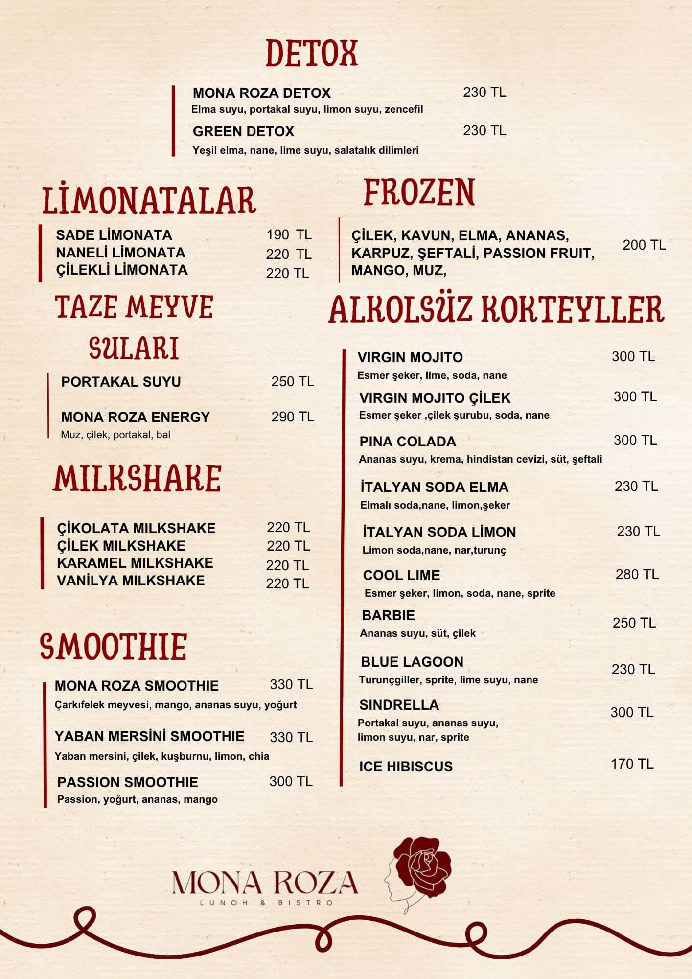 Menu 7